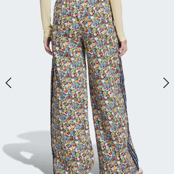 adidas Originals x Liberty London wide leg track pants in floral print - Picture 2 of 4